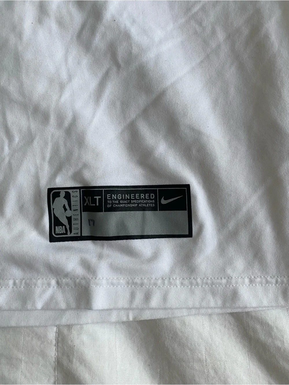 Nike NBA Portland Trailblazers White Short Sleeve Tee XL Tall